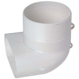 Gomito misto per bocca Ø 80 mm